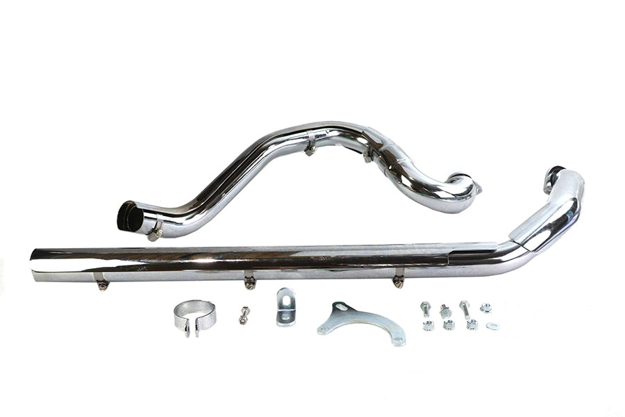 Wyatt Gatling Crossover Exhaust Header Pipes for Harley Davidson FLT, FLHT, FLHR, FLTR, FLHX 2007-2008