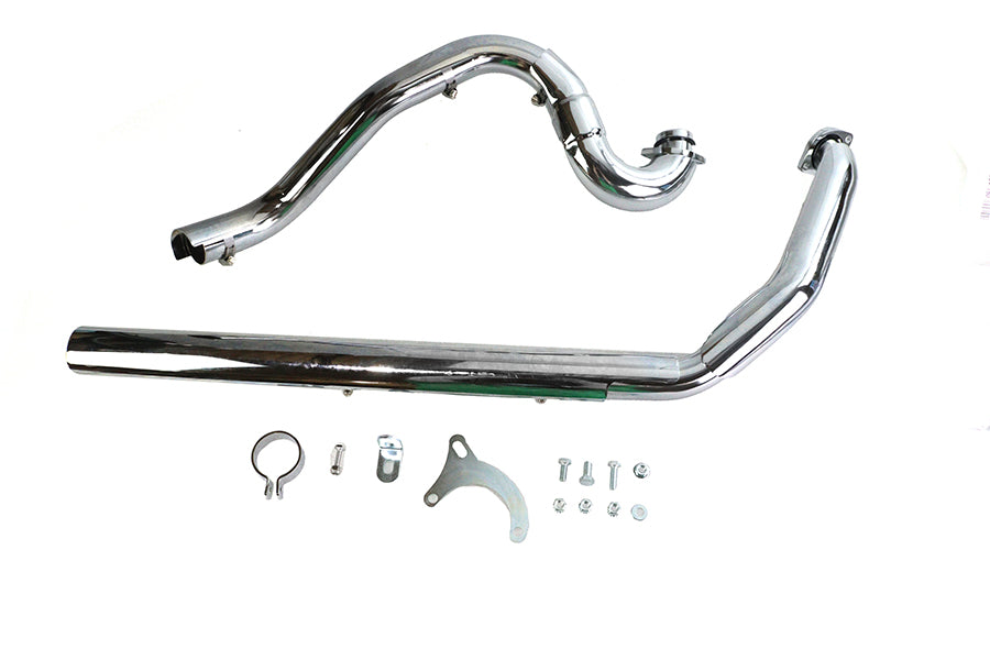 Wyatt Gatling Crossover Exhaust Header Pipes for Harley Davidson FLT, FLHT, FLHR, FLTR, FLHX 2007-2008