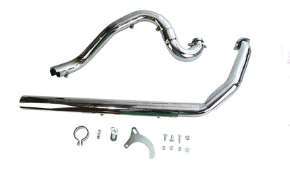 Wyatt Gatling Crossover Exhaust Header Pipes for Harley Davidson FLT, FLHT, FLHR, FLTR, FLHX 2007-2008