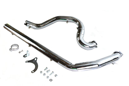 Wyatt Gatling Crossover Exhaust Header Pipes for Harley Davidson FLT, FLHT, FLHR, FLTR, FLHX 2007-2008