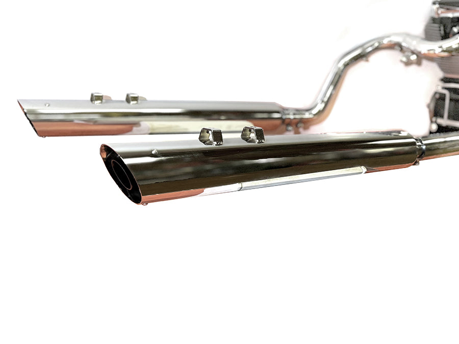 Wyatt Gatling Slash Down Muffler Set Part 80491-07 for Harley Davidson FLT Models