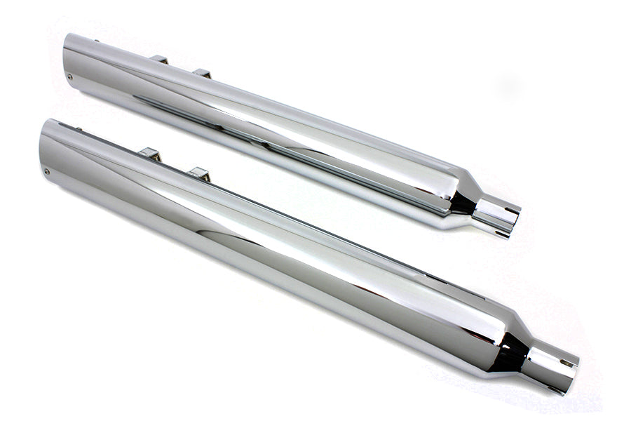 Wyatt Gatling Slash Down Muffler Set Part 80491-07 for Harley Davidson FLT Models