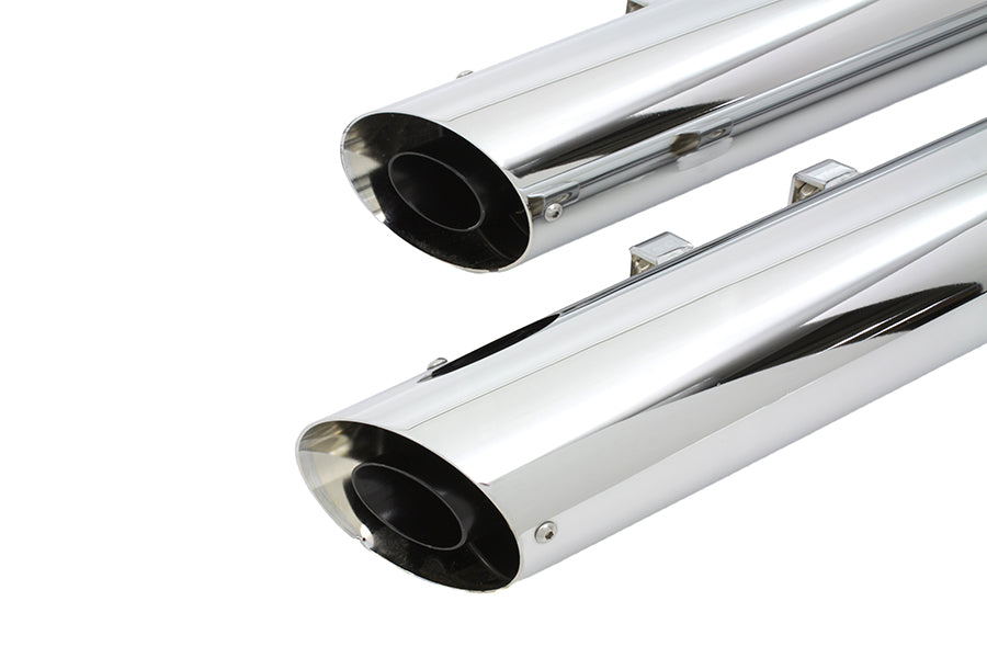 Wyatt Gatling Slash Down Muffler Set Part 80491-07 for Harley Davidson FLT Models