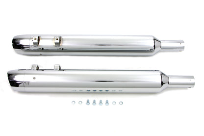 Wyatt Gatling Slash End Cap Muffler Set for Harley Davidson FLT (1995-2004)