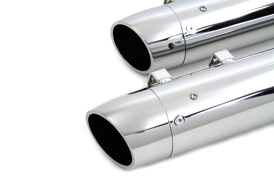 Wyatt Gatling Slash End Cap Muffler Set for Harley Davidson FLT (1995-2004)