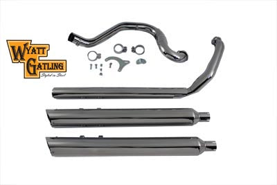 V-Twin Touring Crossover Exhaust Header System Chrome for Harley Davidson FLT (2007-2008)