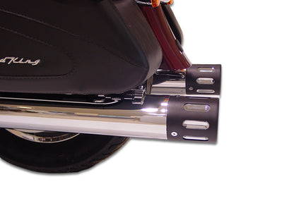 Wyatt Gatling Muffler Set with Revolver Tips for Harley Davidson FLT Models