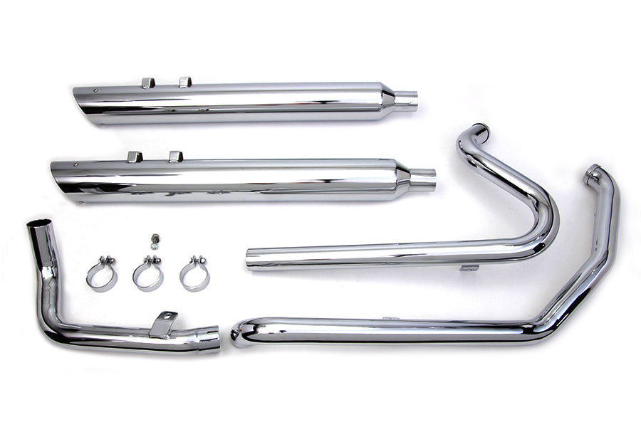 V-Twin Touring Crossover Exhaust Header System Chrome for 2009 Harley Davidson FLT
