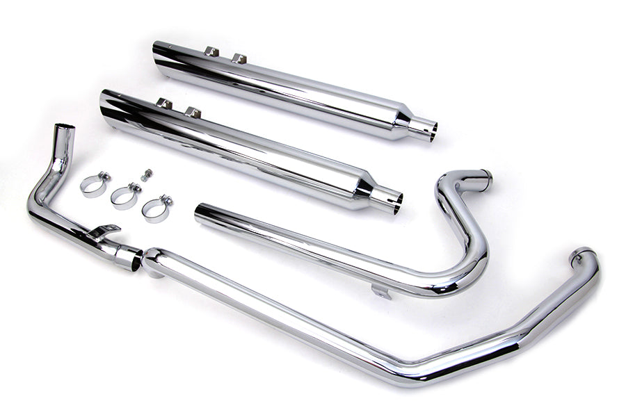 V-Twin Touring Crossover Exhaust Header System Chrome for 2009 Harley Davidson FLT