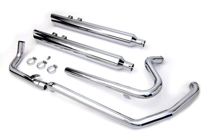 V-Twin Touring Crossover Exhaust Header System Chrome for 2009 Harley Davidson FLT