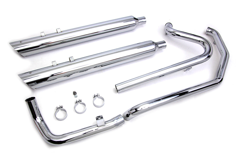 V-Twin Touring Crossover Exhaust Header System Chrome for 2009 Harley Davidson FLT