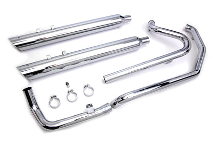 V-Twin Touring Crossover Exhaust Header System Chrome for 2009 Harley Davidson FLT