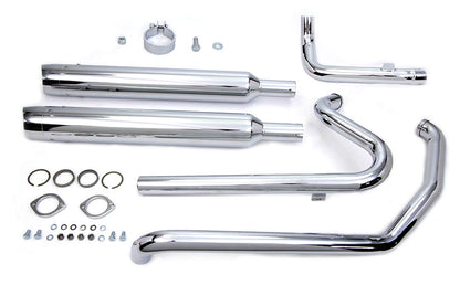 V-Twin Touring Crossover Exhaust Header System Chrome for Harley Davidson FLT (2010-2016)