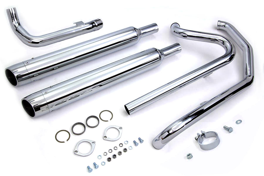 V-Twin Touring Crossover Exhaust Header System Chrome for Harley Davidson FLT (2010-2016)