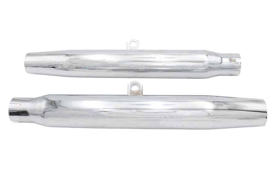 Wyatt Gatling Tapered Slip-On Muffler Set for Harley Davidson XL (1980-1989)