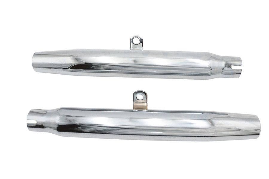 Wyatt Gatling Tapered Slip-On Muffler Set for Harley Davidson XL (1980-1989)