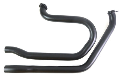 V-Twin Alphabet FX-FXE Exhaust Header Set Black for Harley Davidson FX (1971-1980)