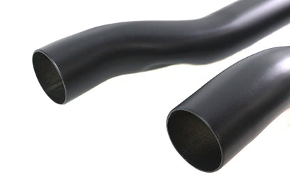 V-Twin Alphabet FX-FXE Exhaust Header Set Black for Harley Davidson FX (1971-1980)