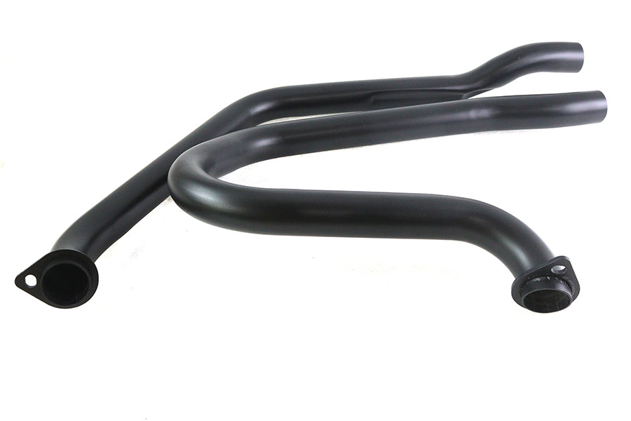 V-Twin Alphabet FX-FXE Exhaust Header Set Black for Harley Davidson FX (1971-1980)