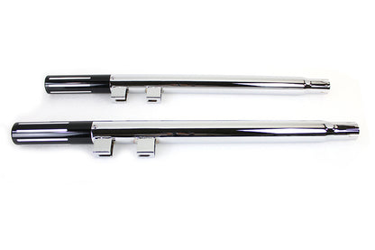 V-Twin FLT Shotgun Tail Pipe Extension Set for Harley Davidson FLT Models (1995-2004)