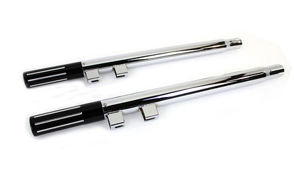 V-Twin FLT Shotgun Tail Pipe Extension Set for Harley Davidson FLT Models (1995-2004)