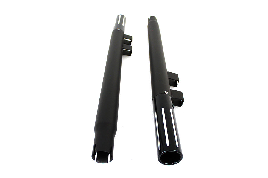 V-Twin FLT Shotgun Tail Pipe Extension Set for Harley Davidson FLT (Part #1773)