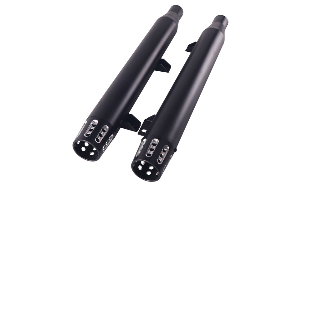 V-Twin Indian Slip On Muffler Set Black for Harley Davidson Scout (2015-2020)
