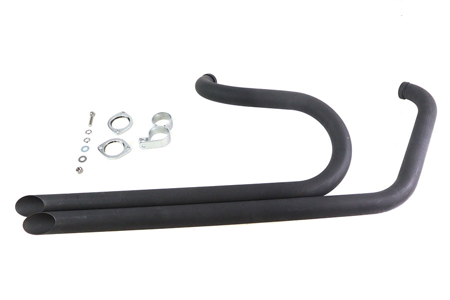 V-Twin 30-0665 Side By Side Drag Pipe Set Chrome for Harley Davidson FXST 1986-1995