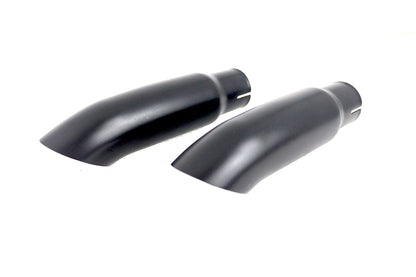 V-Twin Black Mini Exhaust Tip Set - 1-3/4 inch Inlet Inner Diameter