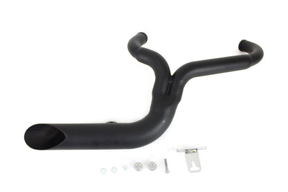 V-Twin FXD 2:1 Lake Side Pipe Exhaust Black for Harley Davidson FXD (2006-2015)