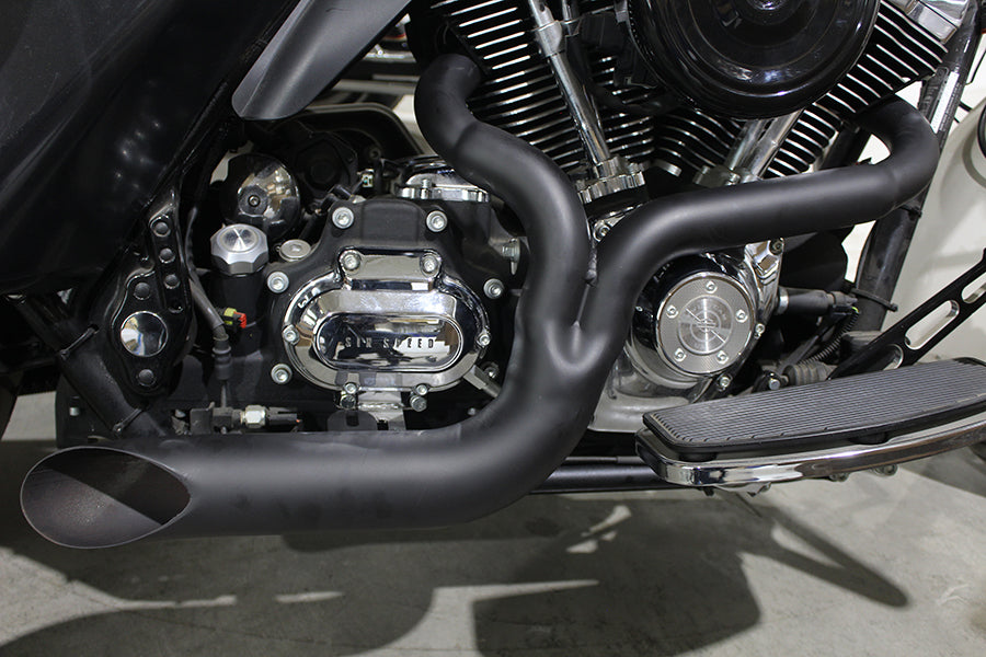 V-Twin FXD 2:1 Lake Side Pipe Exhaust Black for Harley Davidson FXD (2006-2015)