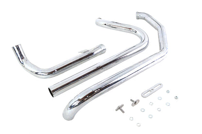 V-Twin Crossover Exhaust Header Pipes for Harley Davidson FLT 2010-2016