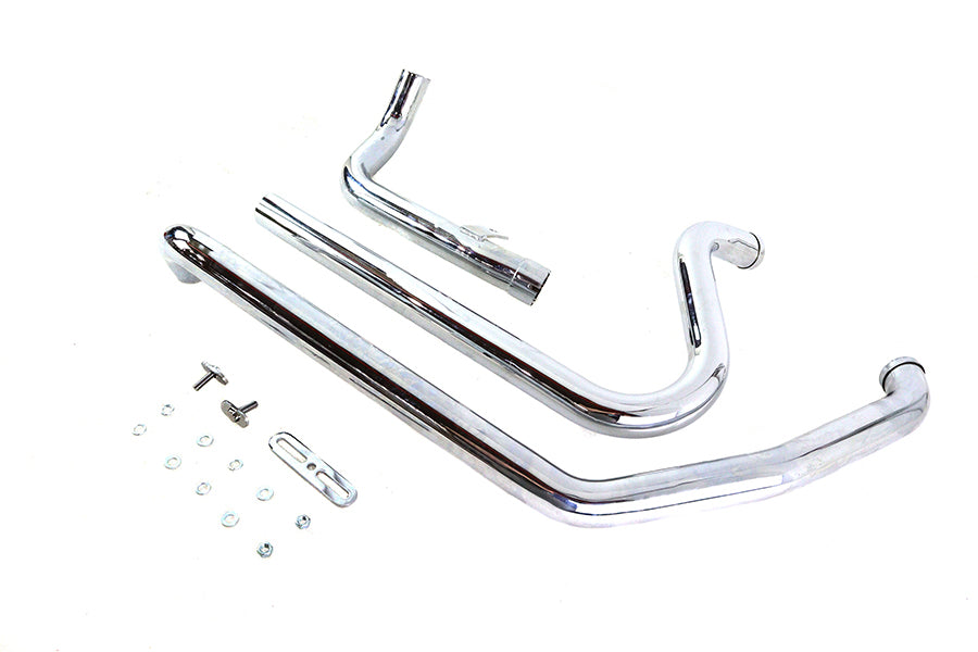 V-Twin Crossover Exhaust Header Pipes for Harley Davidson FLT 2010-2016