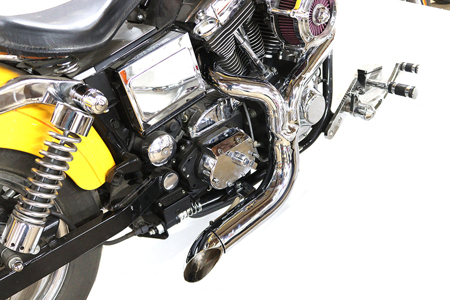 V-Twin FXD 2:1 Lake Side Pipe Exhaust Chrome – 8473