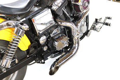 V-Twin FXD 2:1 Lake Side Pipe Exhaust Chrome – 8473