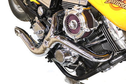V-Twin FXD 2:1 Lake Side Pipe Exhaust Chrome – 8473