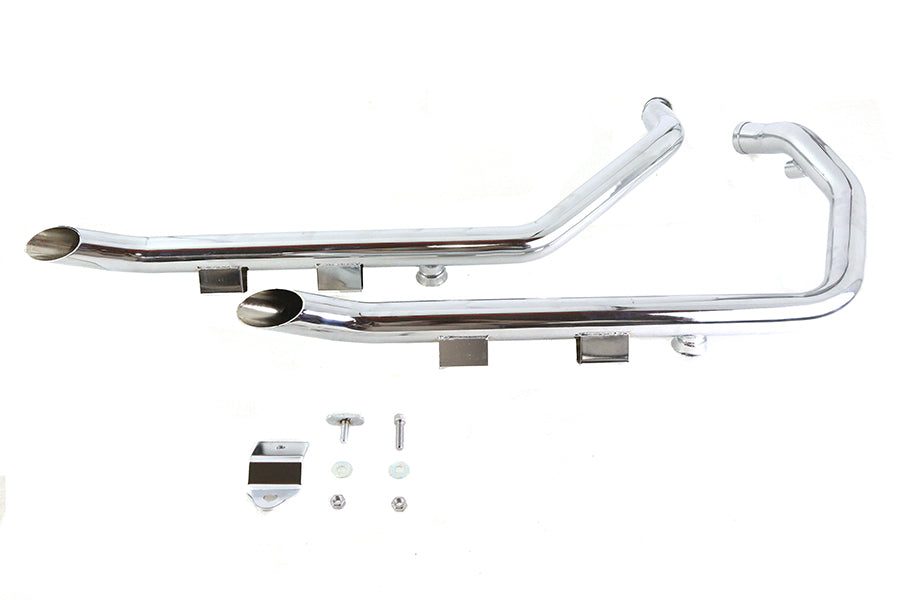 Wyatt Gatling Factory Sample Exhaust Drag Pipe Set for Harley Davidson XL 2004-2013