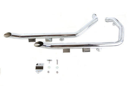 Wyatt Gatling Factory Sample Exhaust Drag Pipe Set for Harley Davidson XL 2004-2013