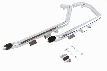 Wyatt Gatling Factory Sample Exhaust Drag Pipe Set for Harley Davidson XL 2004-2013