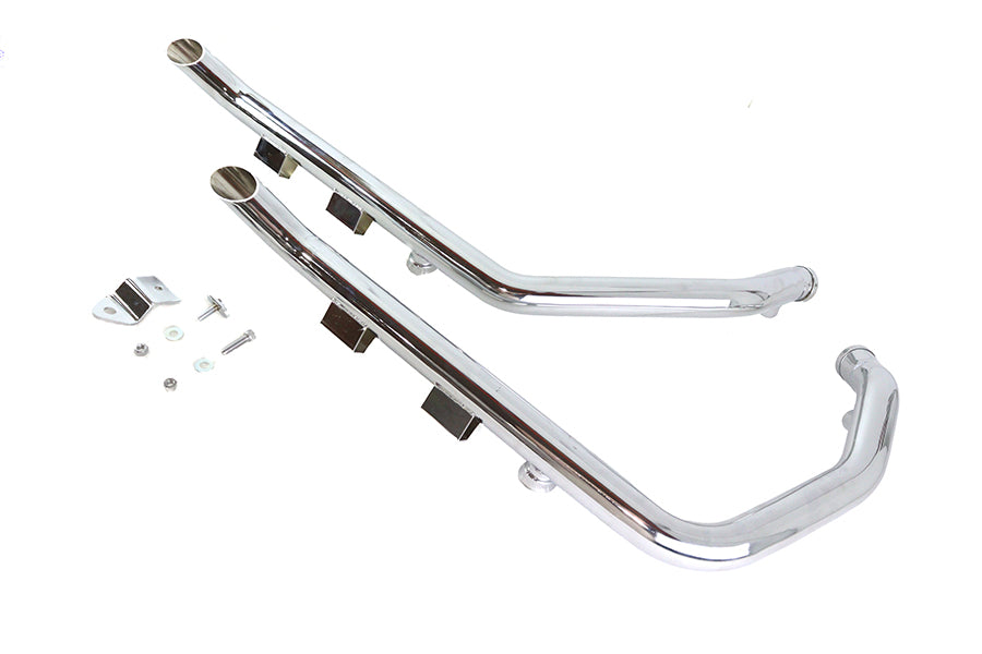 Wyatt Gatling Factory Sample Exhaust Drag Pipe Set for Harley Davidson XL 2004-2013