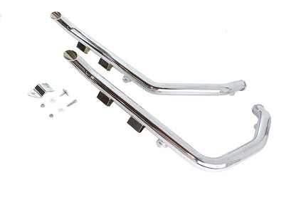 Wyatt Gatling Factory Sample Exhaust Drag Pipe Set for Harley Davidson XL 2004-2013