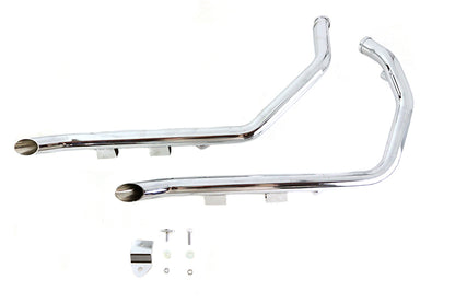Wyatt Gatling Factory Sample Exhaust Drag Pipe Set for Harley Davidson XL 2004-2013