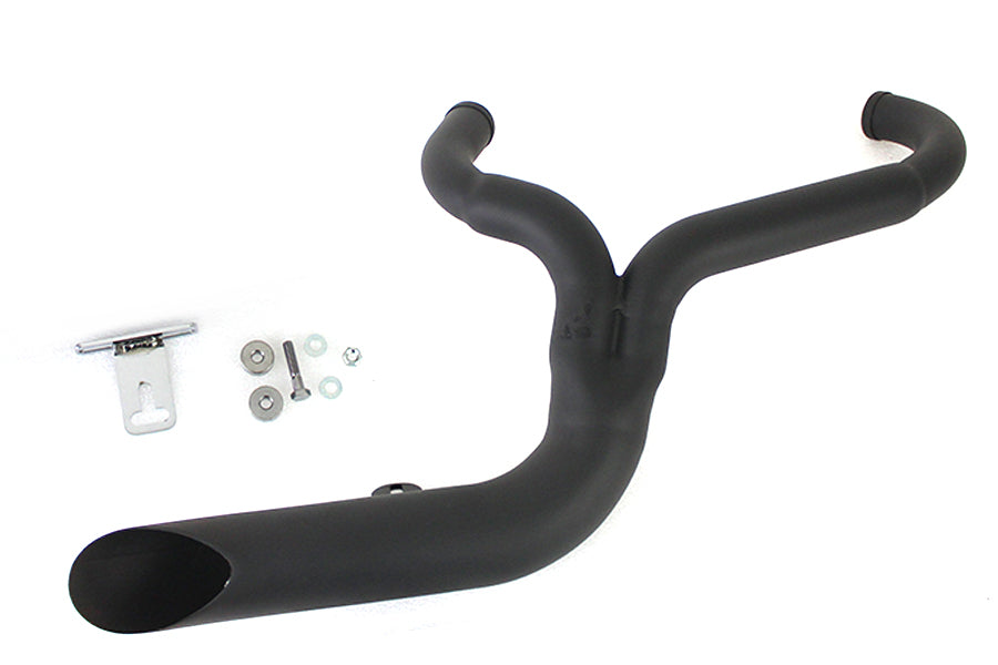 V-Twin FXD 2:1 Lake Side Pipe Exhaust with Black Finish – Part No. 9096