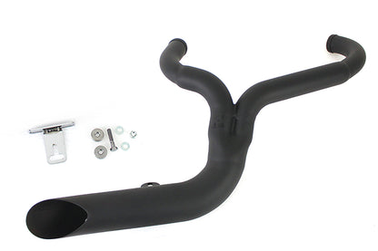 V-Twin FXD 2:1 Lake Side Pipe Exhaust with Black Finish – Part No. 9096