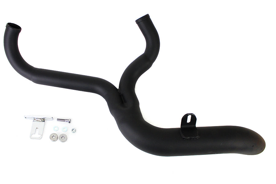 V-Twin FXD 2:1 Lake Side Pipe Exhaust with Black Finish – Part No. 9096