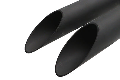V-Twin Ironhead LAF Exhaust Header Set in Black for Harley Davidson XL Models