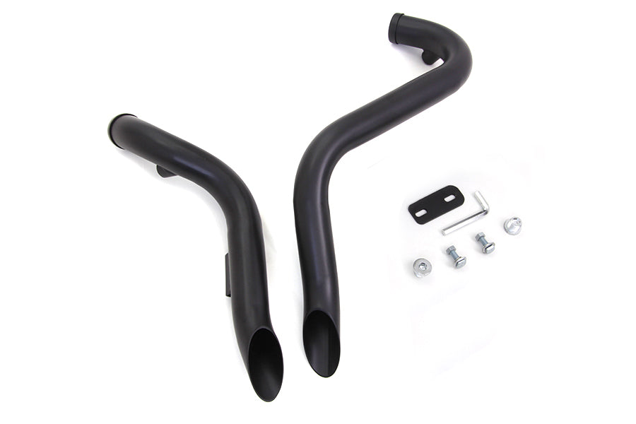 V-Twin Wyatt Gatling Drag Pipe Set Down Type for Harley Davidson XL Models
