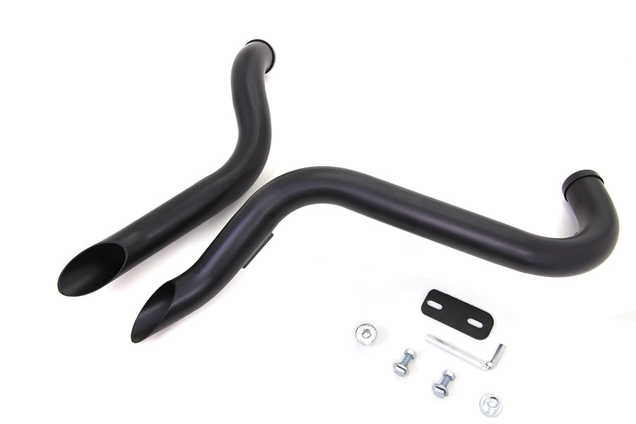 V-Twin Wyatt Gatling Drag Pipe Set Down Type for Harley Davidson XL Models