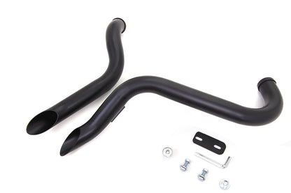V-Twin Wyatt Gatling Drag Pipe Set Down Type for Harley Davidson XL Models