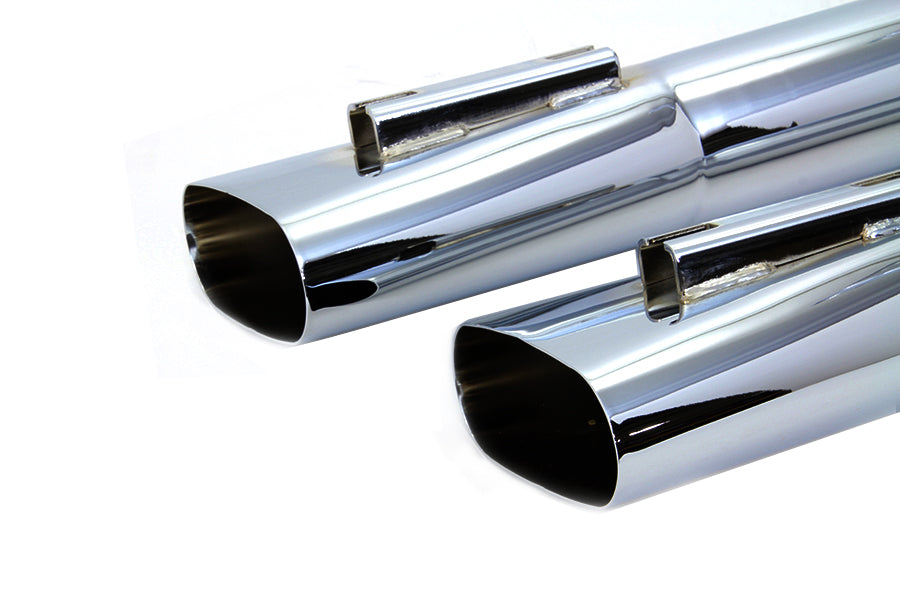 V-Twin Crossover Exhaust Header and Muffler Kit for 2009 Harley Davidson FLT